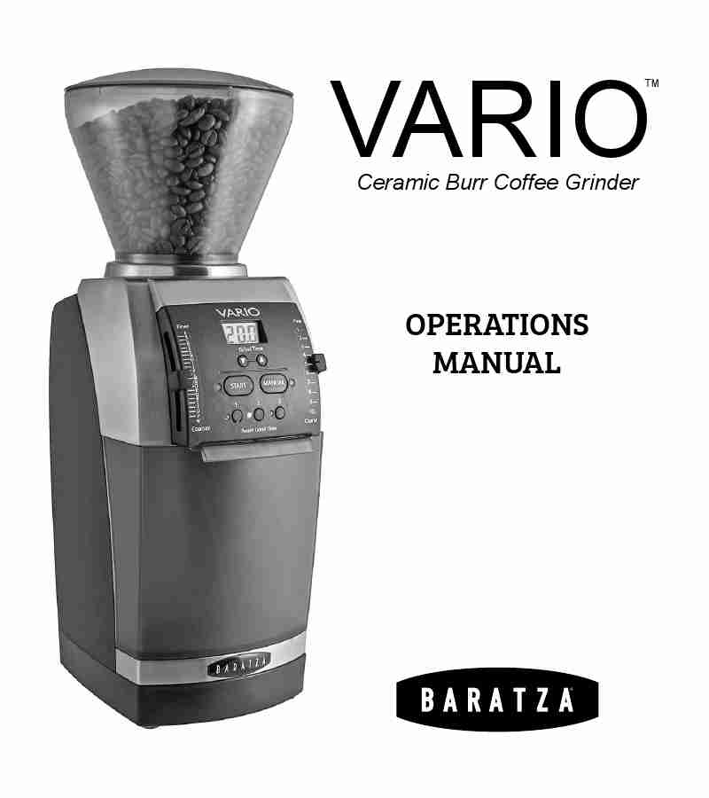 Baratza Coffee Grinder B-Vario-page_pdf